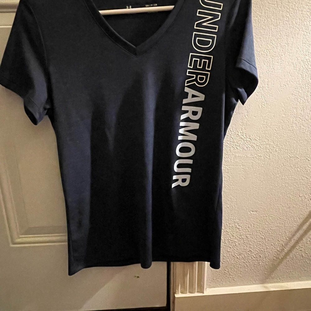 Under Armour Black Fitted Short Sleeve Tee